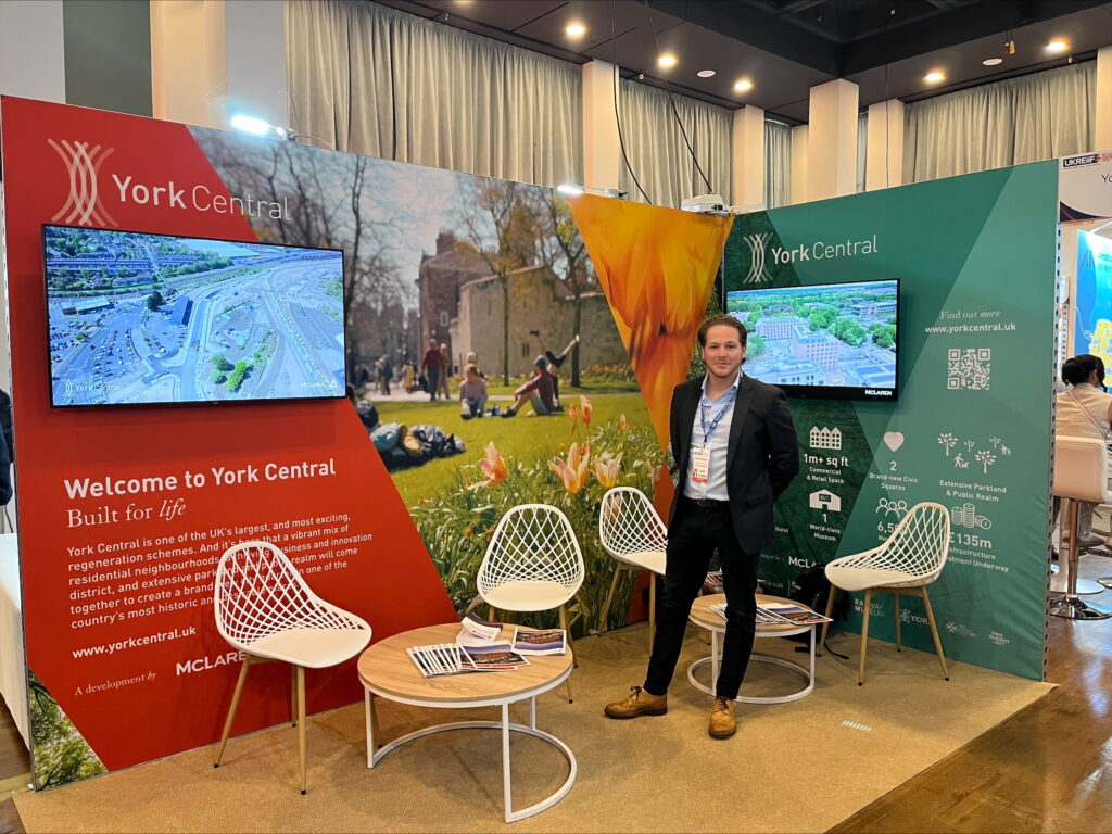 York Central unveils new brand with a vibrant stand at UK REiiF