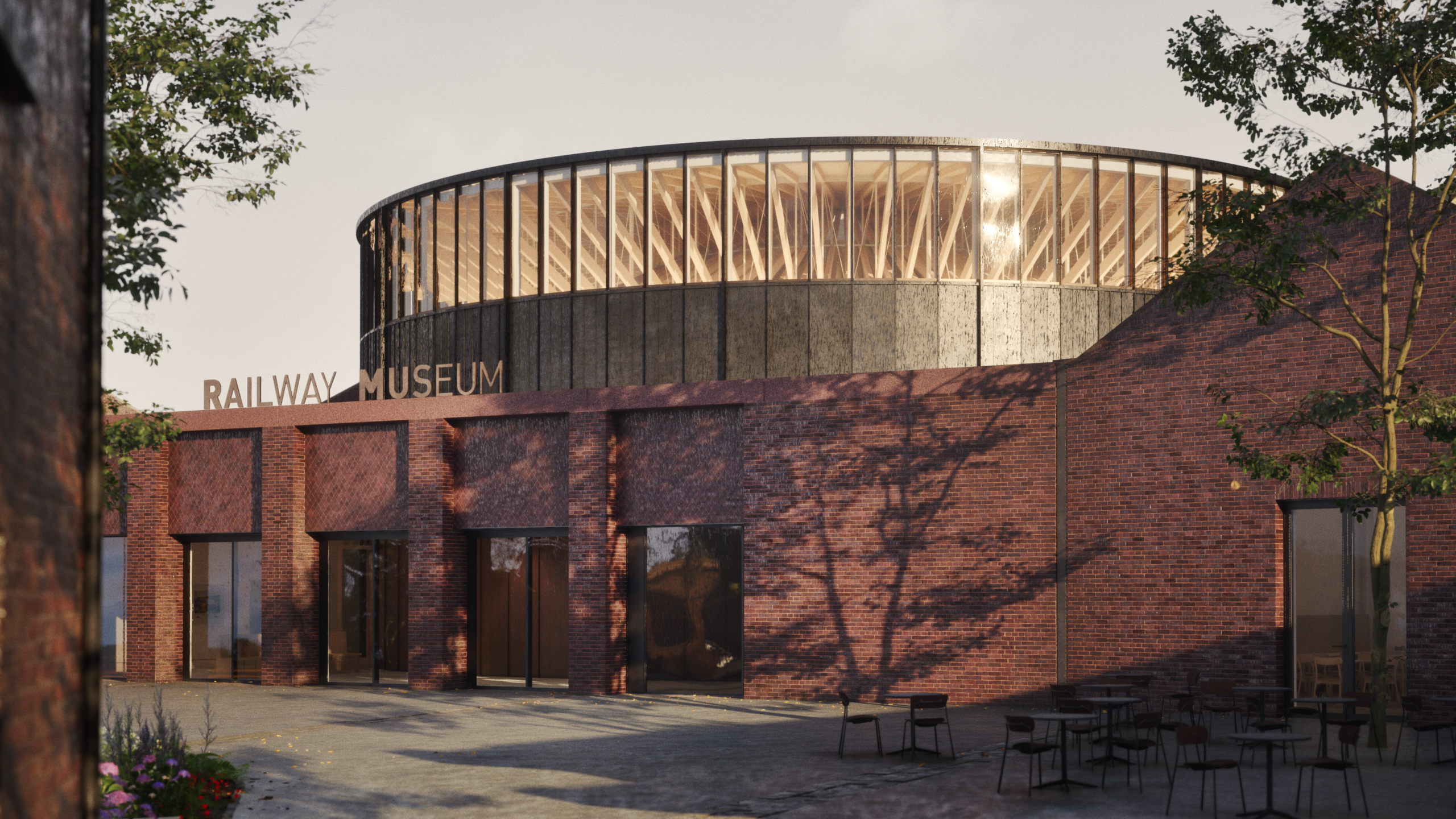 National Railway Museum Central Hall CGI