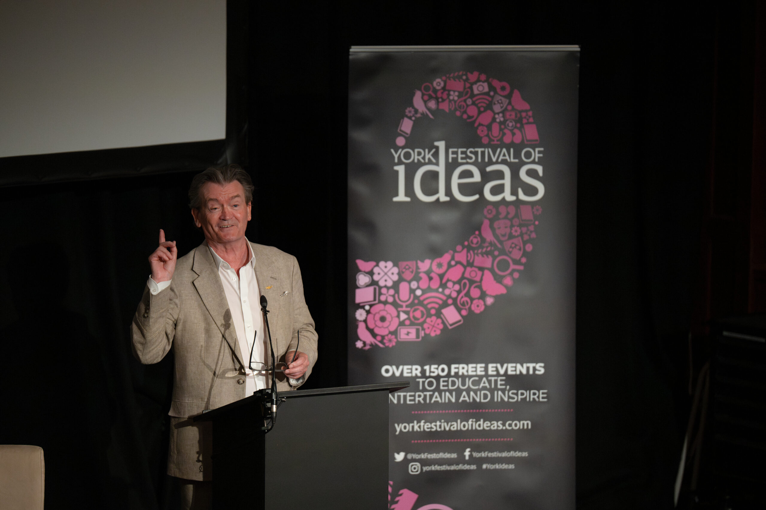 York Central Presentation at York's Festival of Ideas Feargal Sharkey presenting