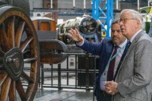 Duke of Gloucester's visit to the NRM